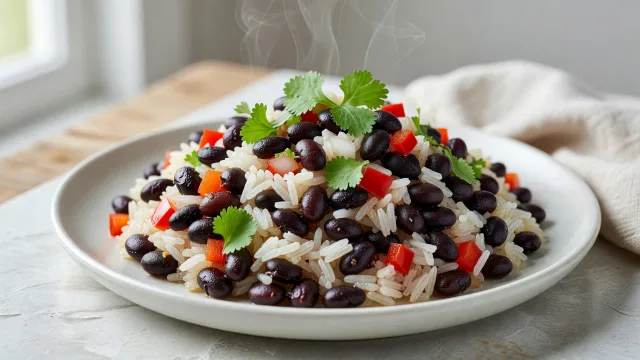 Cuban Black Beans and Rice (Moros y Cristianos)
