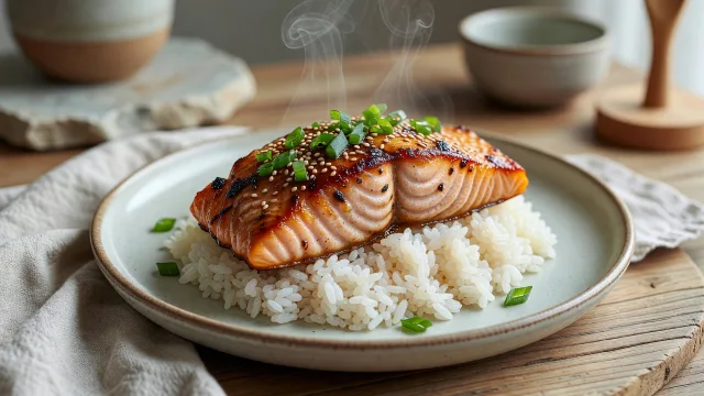 Miso Glazed Salmon