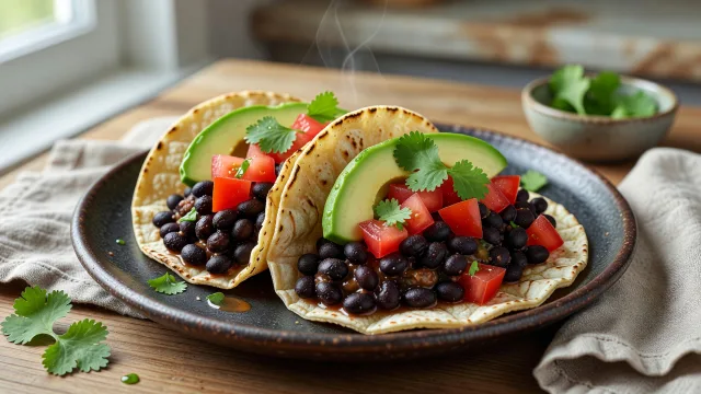 Vegan Black Bean Tacos