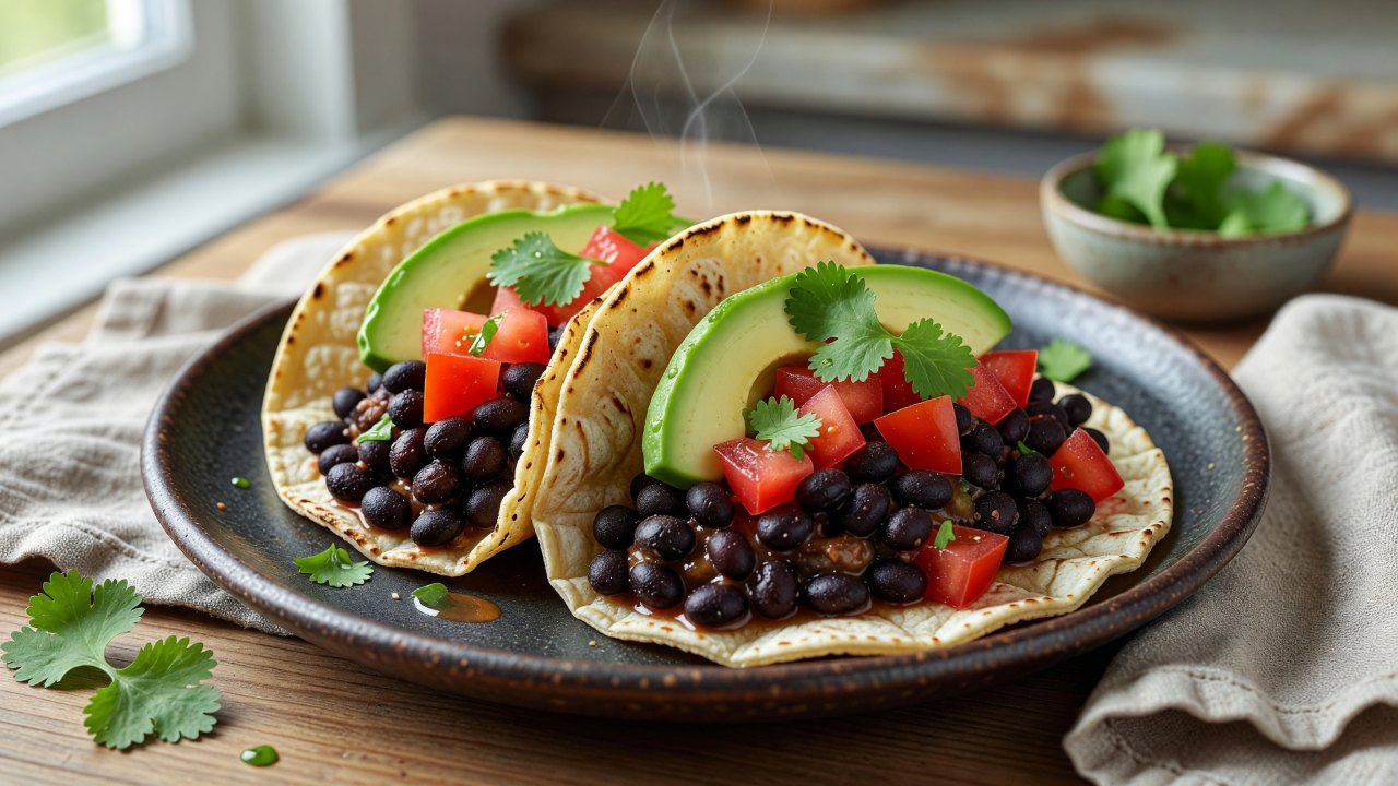 Vegan Black Bean Tacos