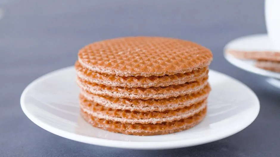 Chicken and Waffle Biscuit Stack
