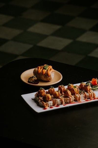 Crispy Rice Sushi Bites with Spicy Mayo