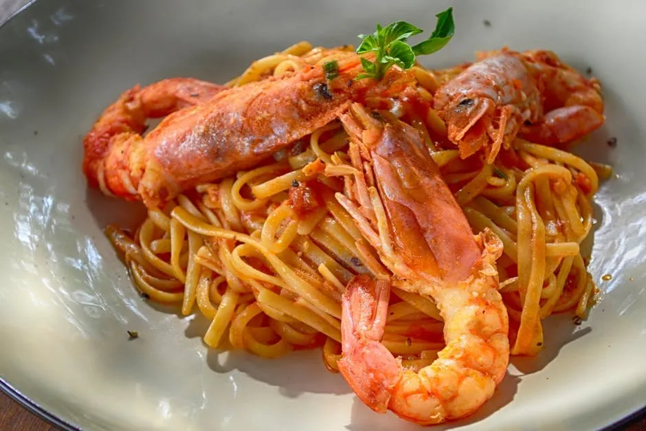 Garlic Butter Shrimp Pasta