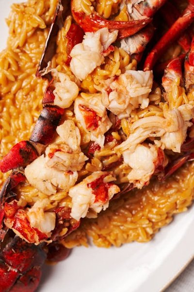 Great-Uncle Edgar's Lobster and Saffron Risotto