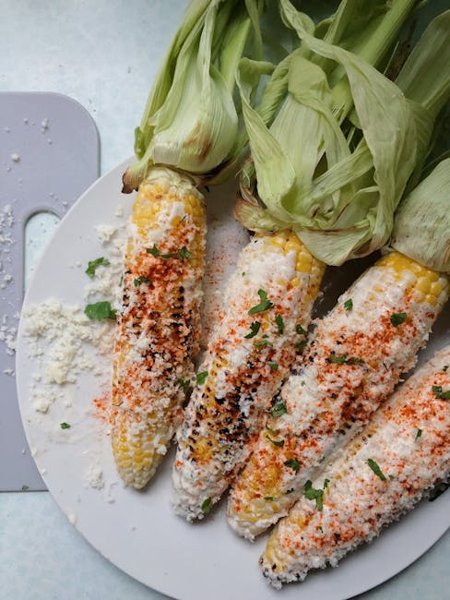 Grilled Elote Corn