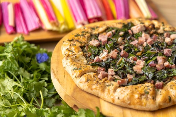 Ham and Swiss Stromboli