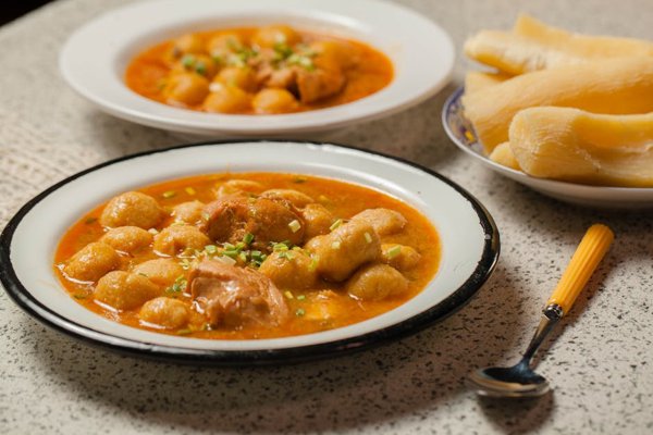 Southern Chicken Stew with Cornbread Dumplings