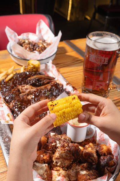 Sweet & Spicy Corn Ribs