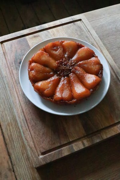 The Vicar's Pear and Ginger Upside-Down Cake