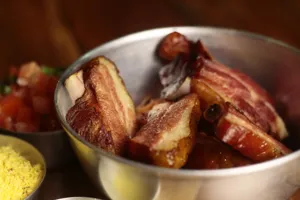 Barley and Salt Pork Porridge recipe