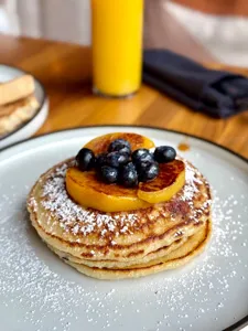 Sweet Corn Pancake Sliders recipe