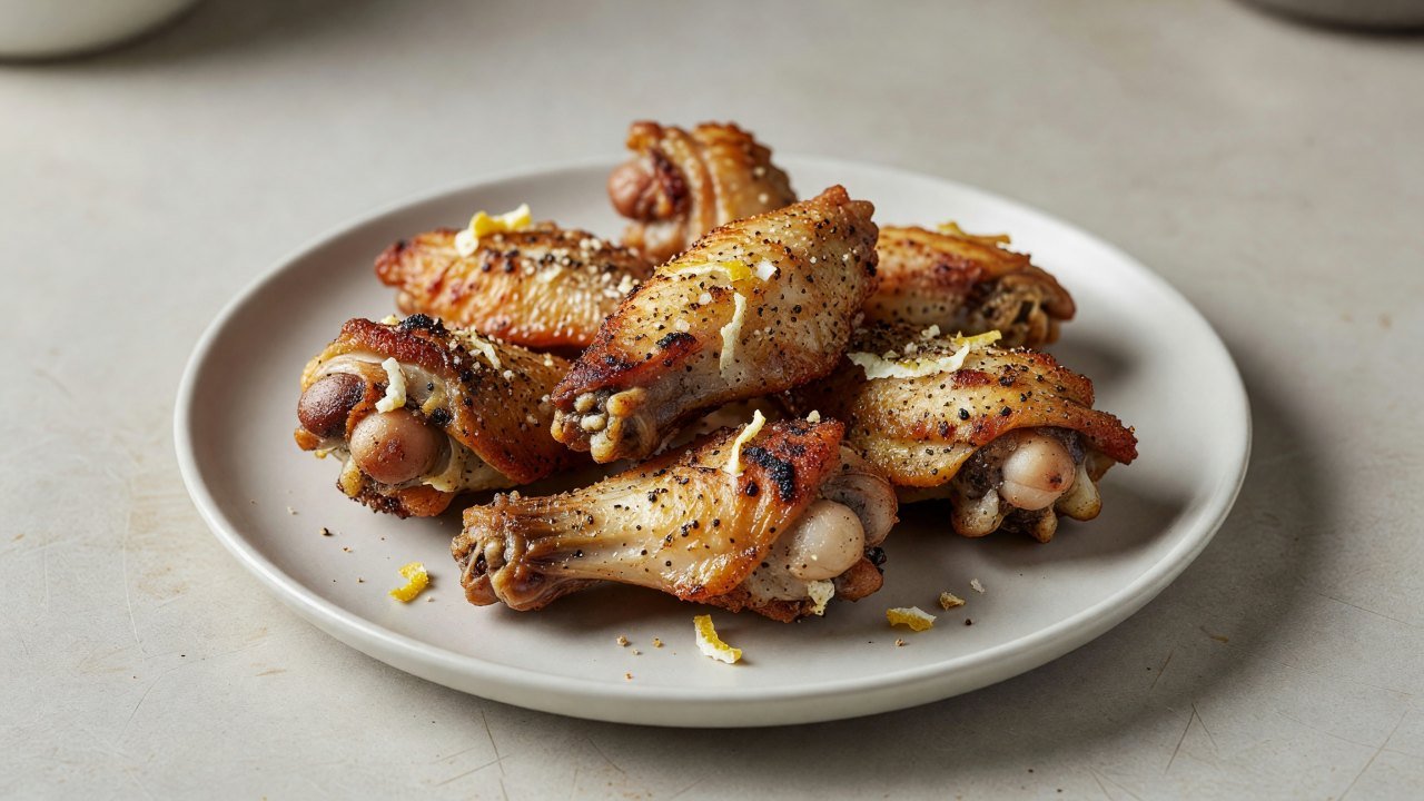 Air-Fryer Lemon Pepper Wings