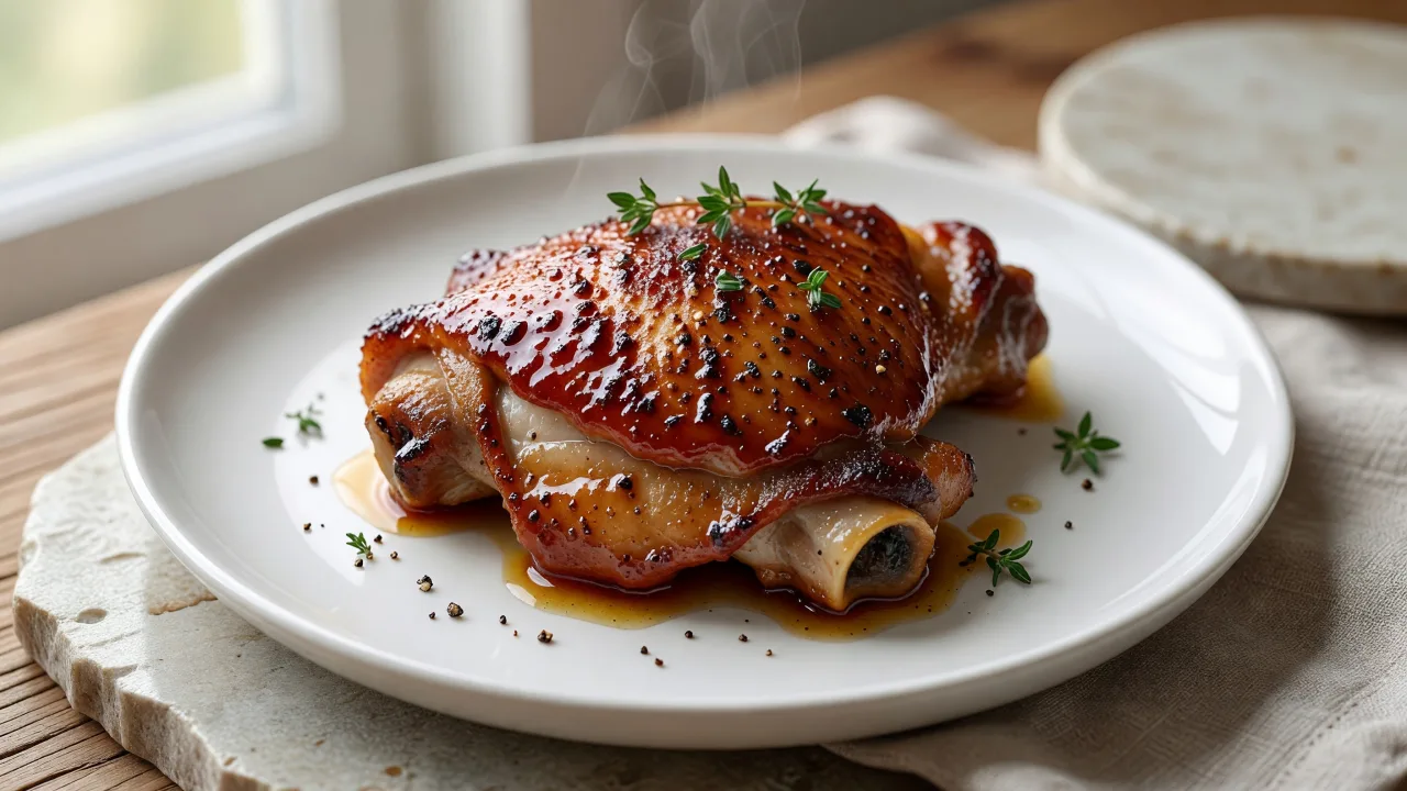 Appalachian Sweet Sorghum Glazed Chicken