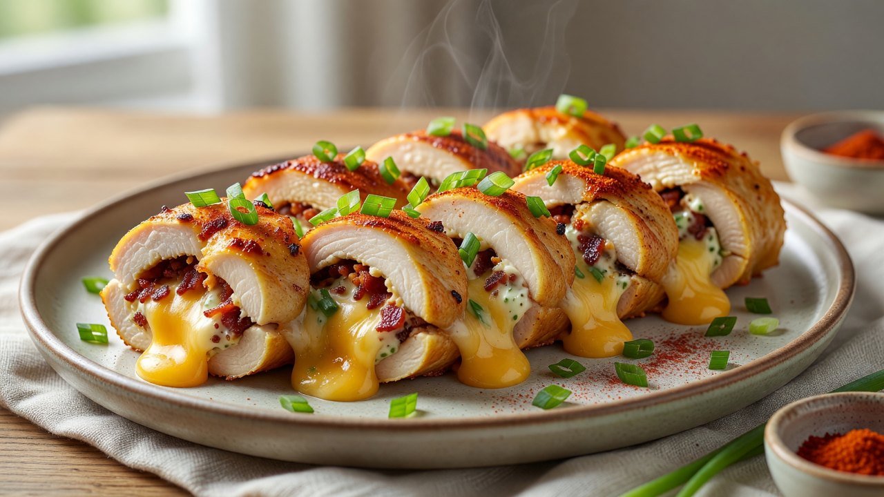 Bacon Ranch Chicken Roll Ups