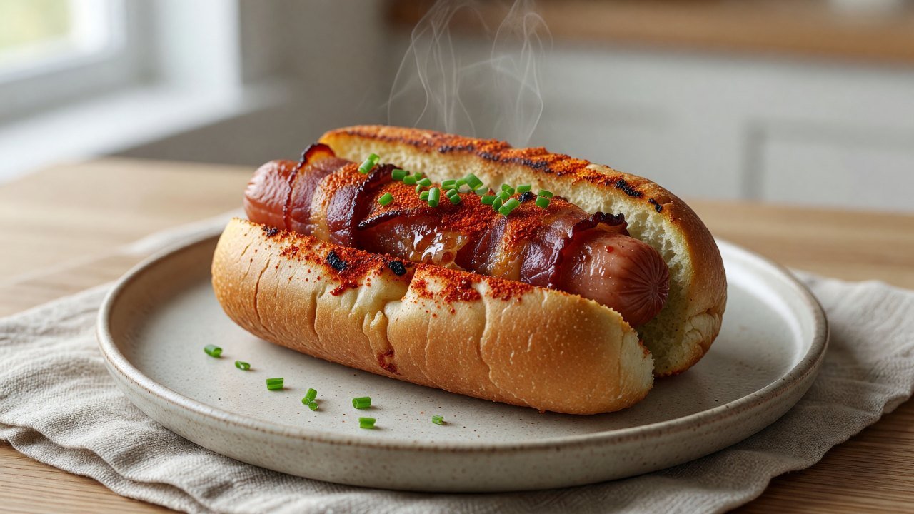 Bacon Wrapped Hot Dogs
