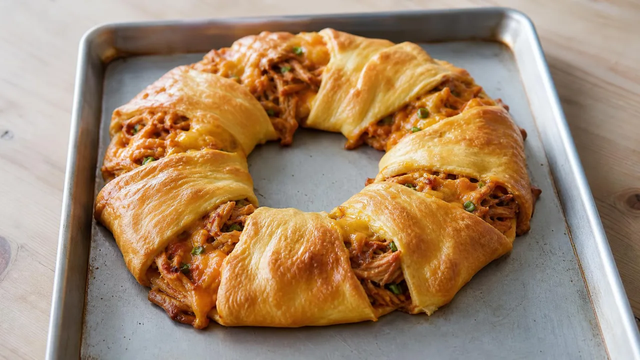 Classic BBQ Chicken Crescent Ring