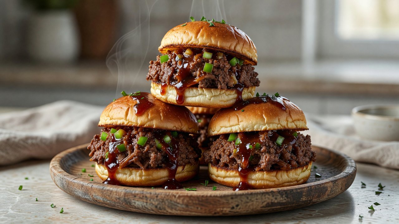 BBQ Sloppy Joe Sliders