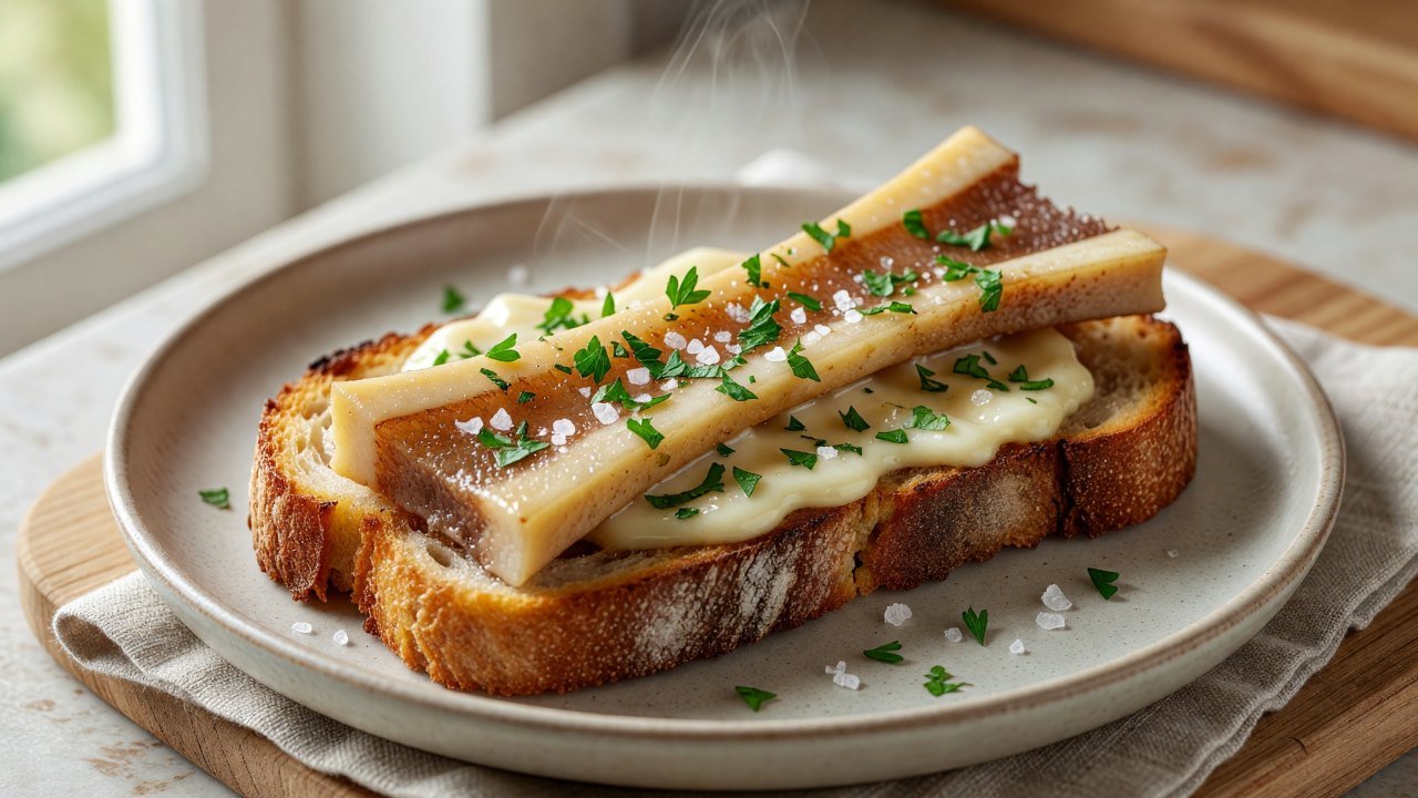 Beef Marrow Toast