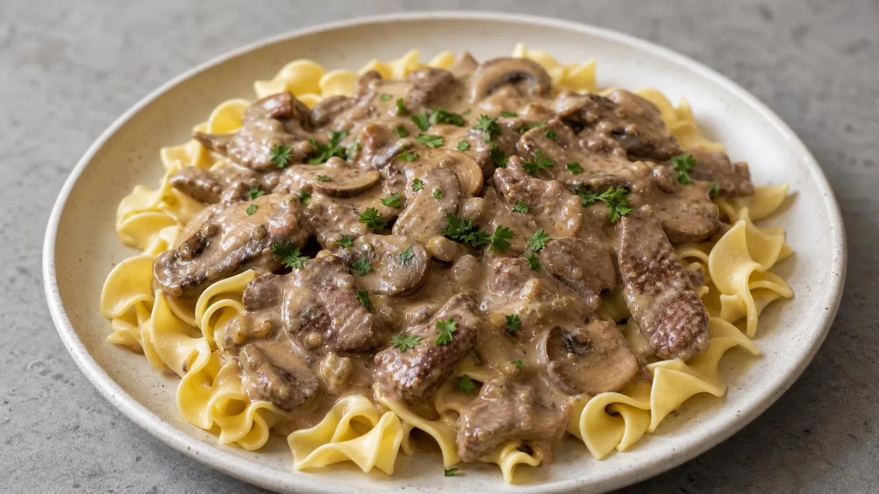 Classic Beef Stroganoff