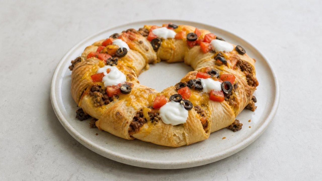 Beef Taco Crescent Ring