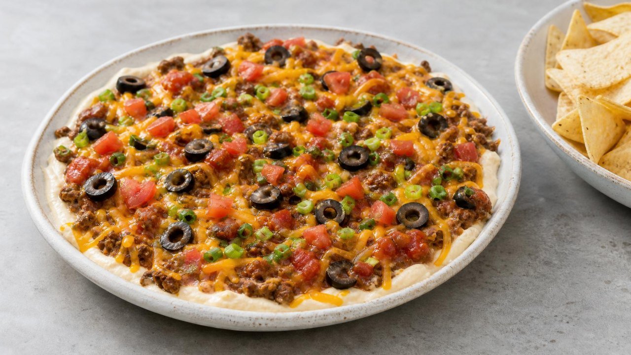 Beefy Cheesy Taco Dip