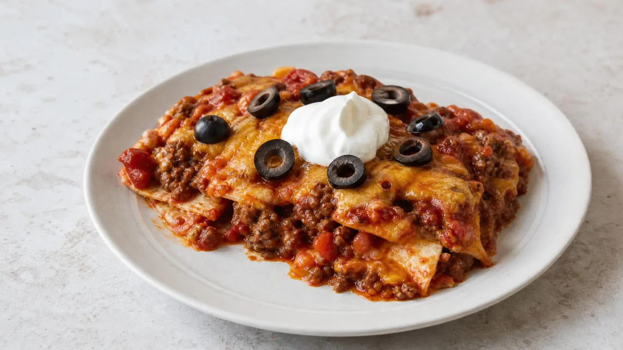 Beefy Taco Casserole