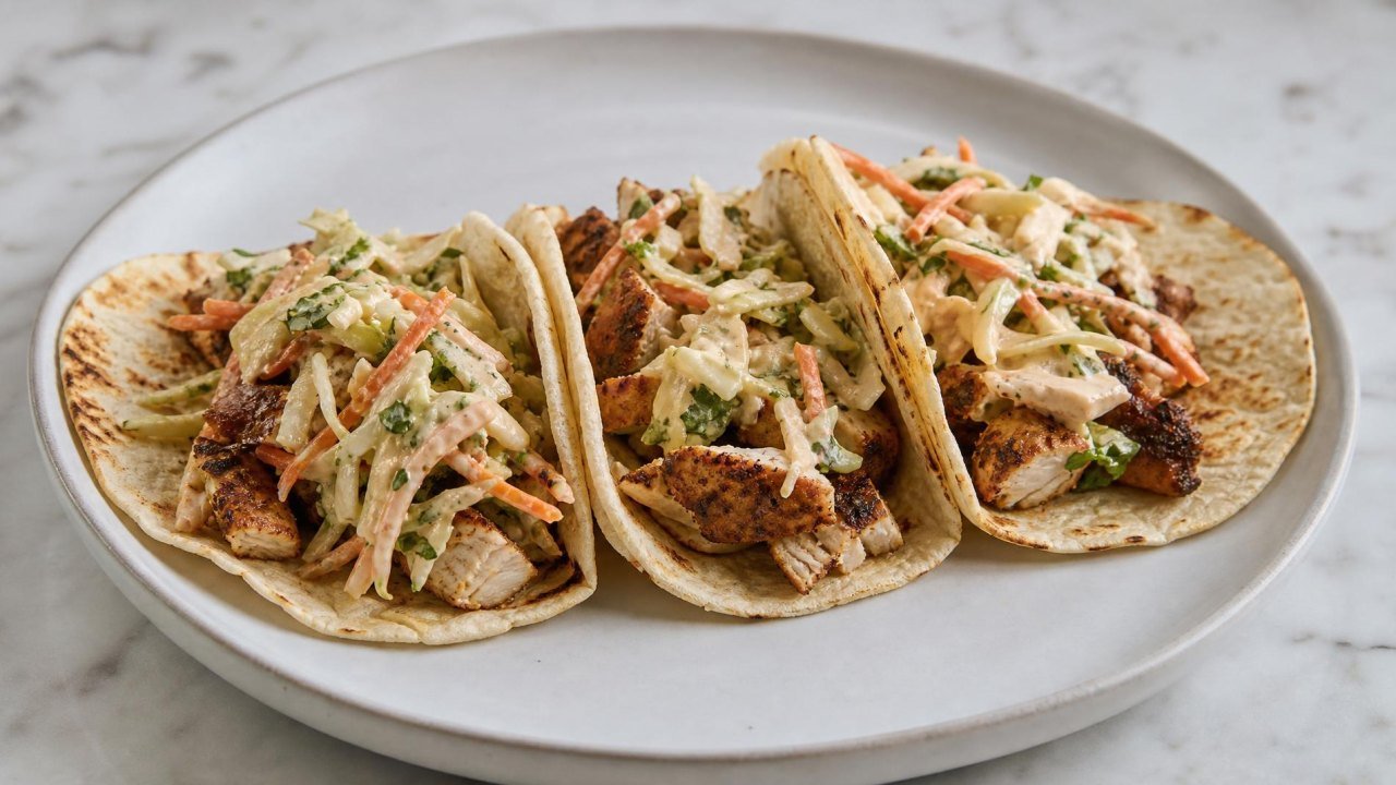 Blackened Chicken Tacos