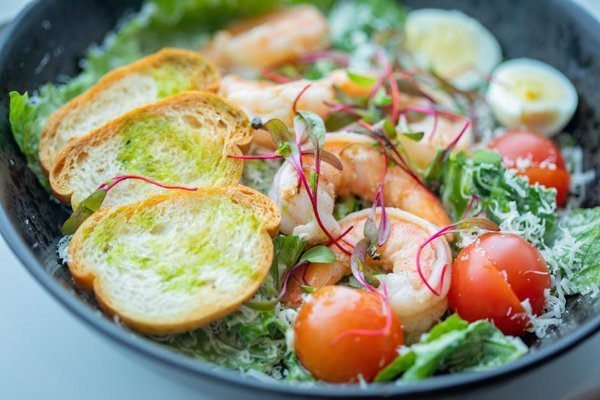 Blackened Shrimp Caesar Salad