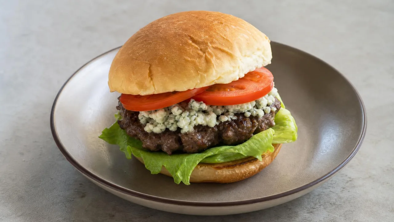 Classic Bleu Cheese Burgers