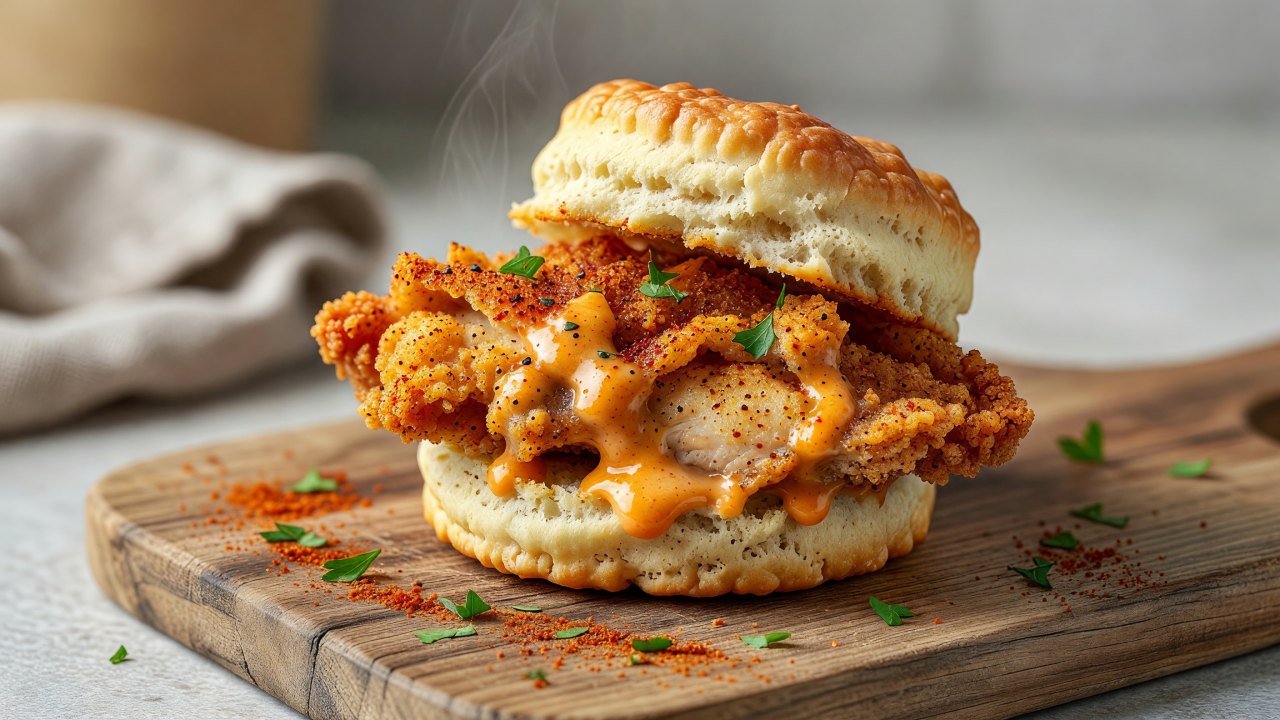 Bojangles Cajun Chicken Biscuits