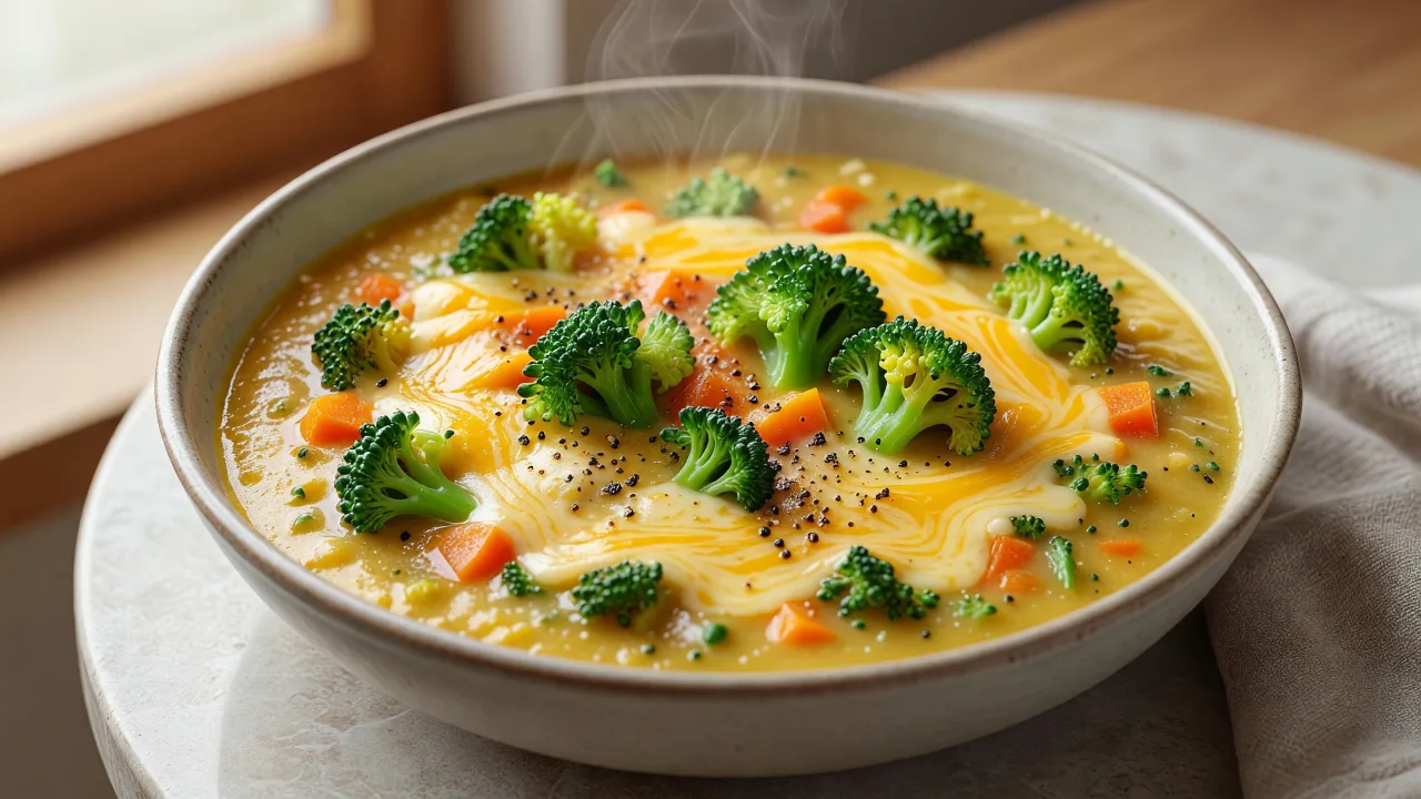 Classic Broccoli Cheddar Soup