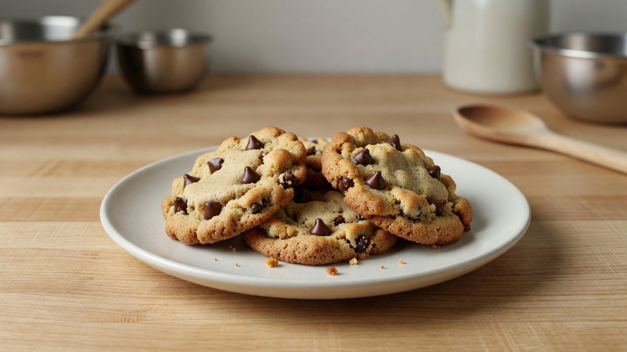 Brown Butter Rye Chocolate Chip Cookies