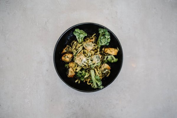 Buffalo Chicken Pasta Bake