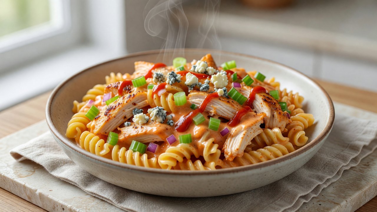Buffalo Chicken Pasta Salad
