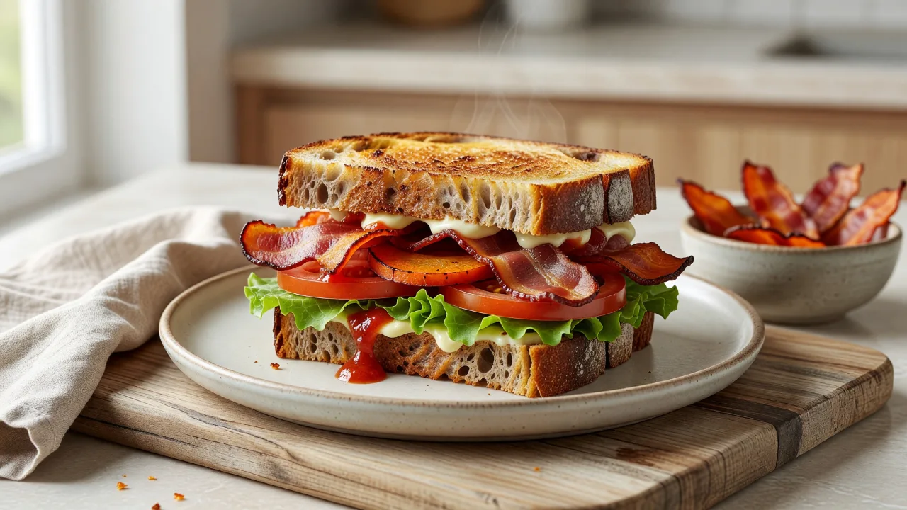 Carrot Bacon BLT