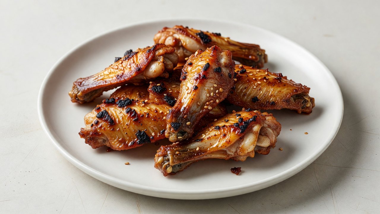 Charcoal-Grilled Gochujang Sesame Wings