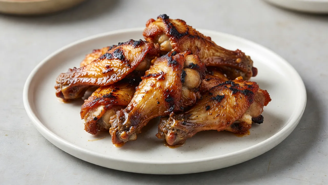 Classic Charcoal-Grilled Maple Chipotle Wings