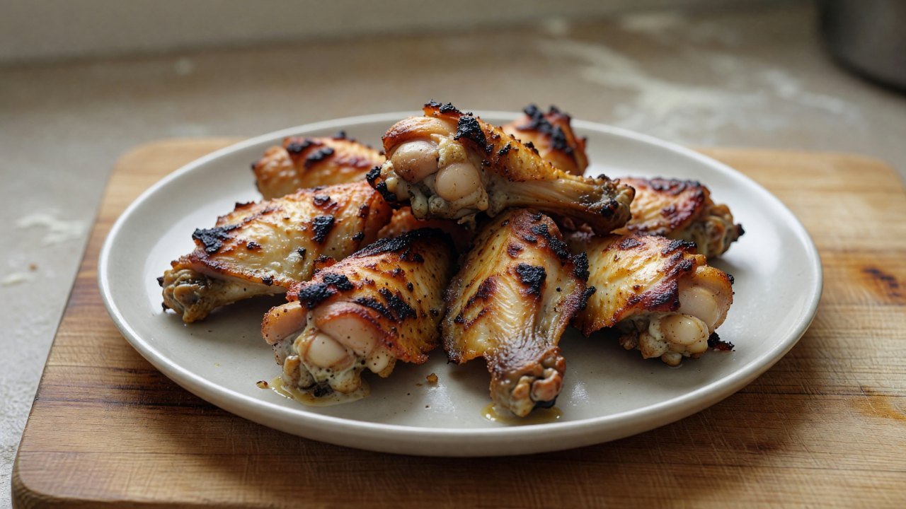 Charcoal-Grilled Tandoori Wings