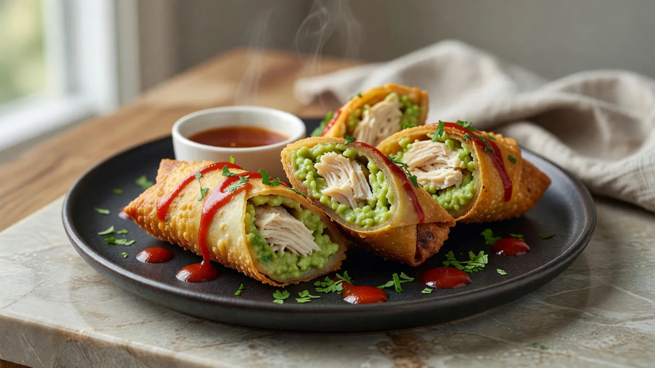 Cheesecake Factory Inspired Avocado Egg Rolls