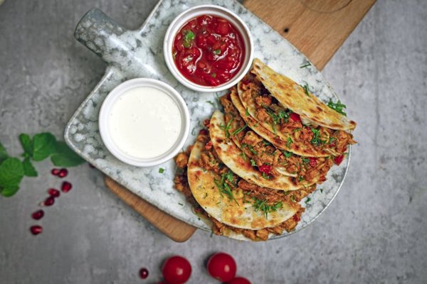 Cheesy Chicken Quesadillas