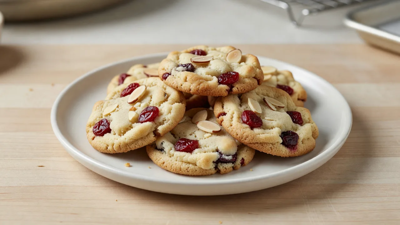 Classic Cherry Almond Drop Cookies