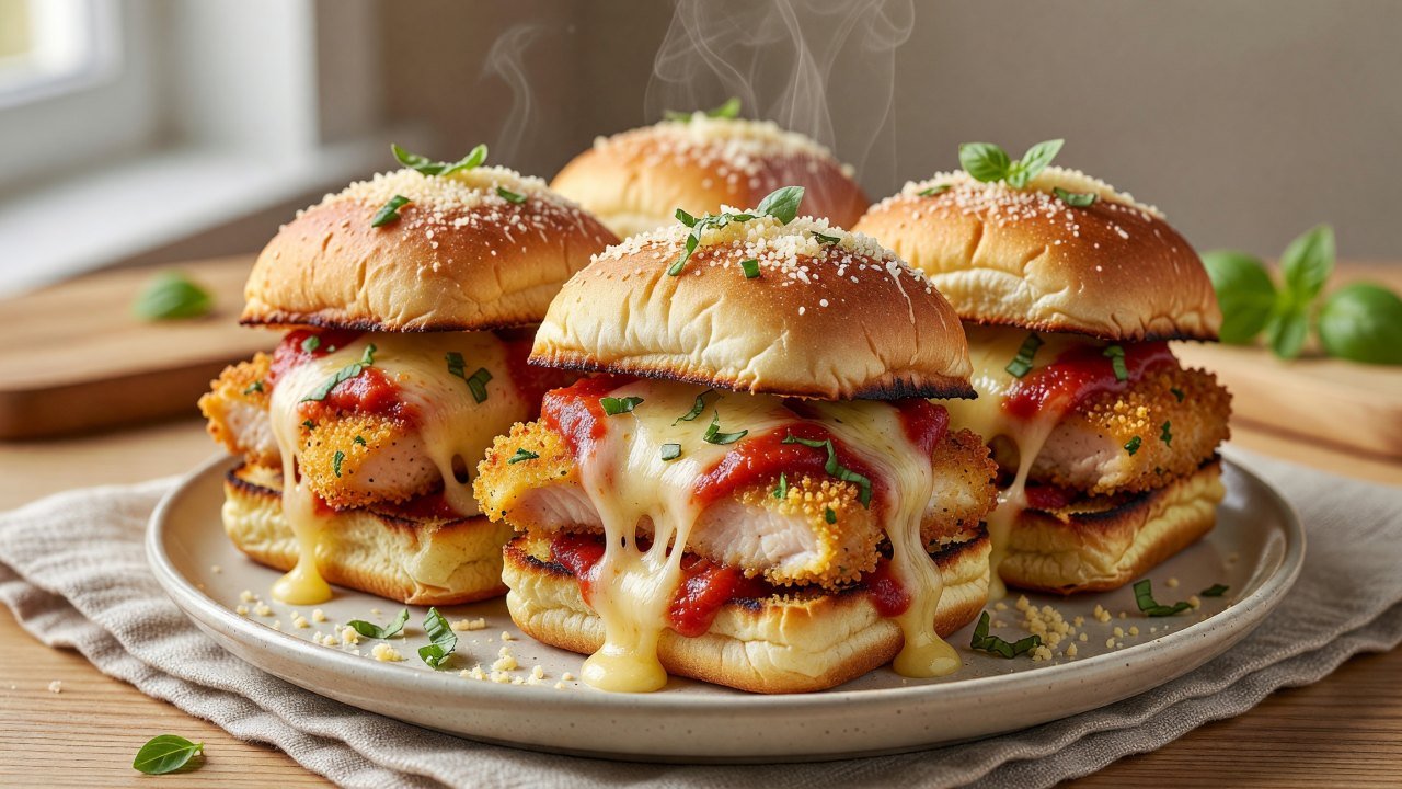 Chicken Parmesan Sliders