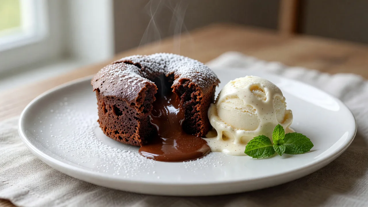 Classic Molten Chocolate Cake