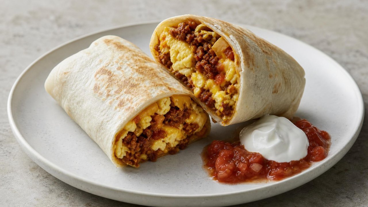 Chorizo and Egg Burritos
