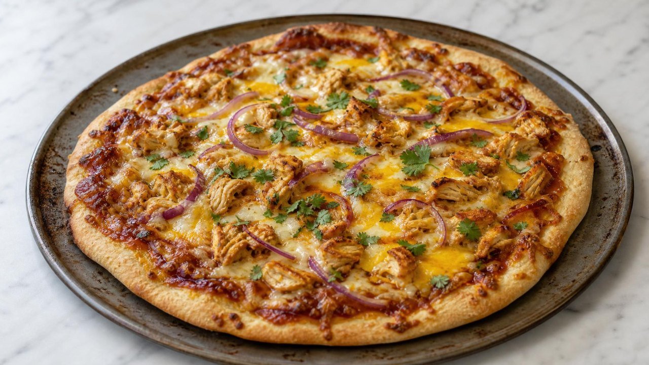 Copycat Applebee's Honey BBQ Chicken Pizza