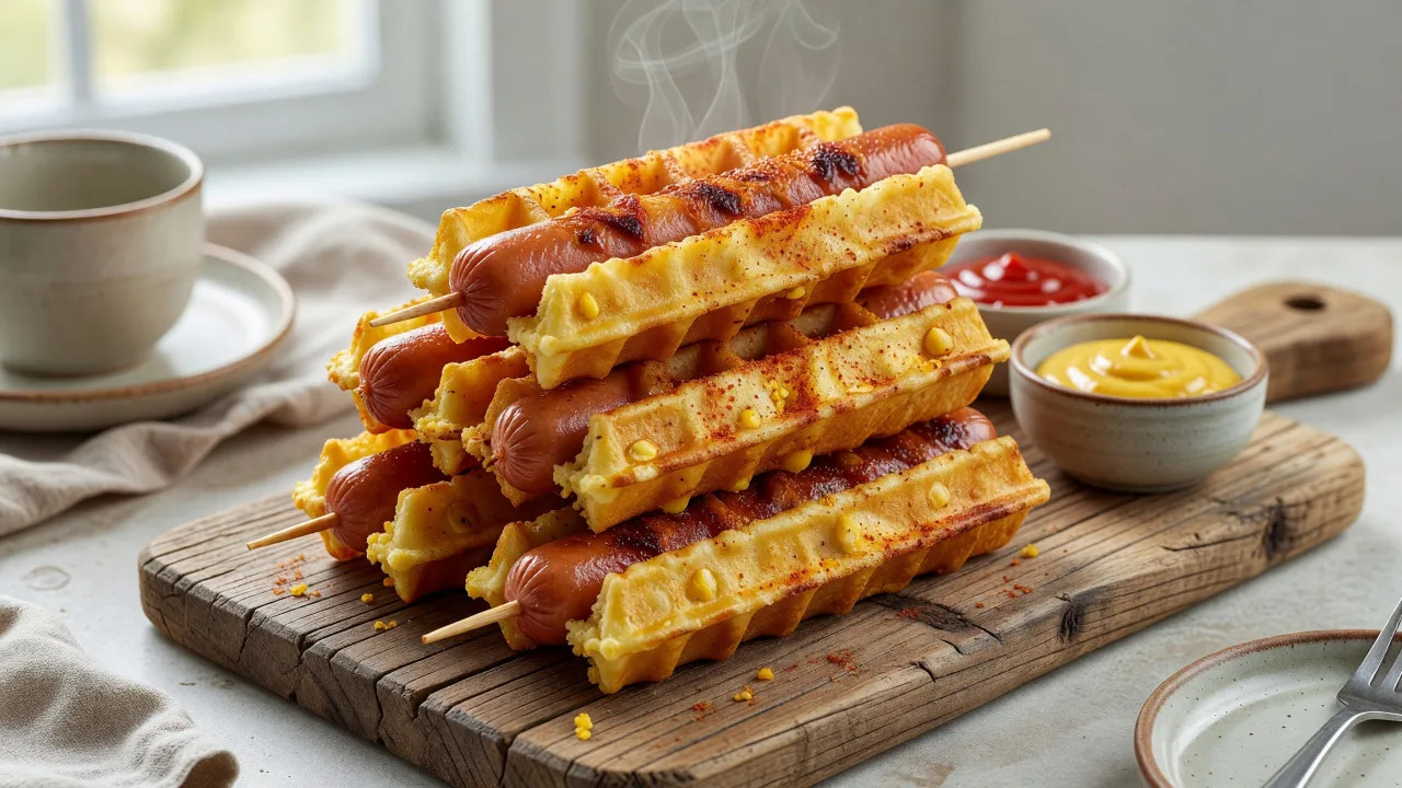 Classic Corn Dog Waffle Sticks
