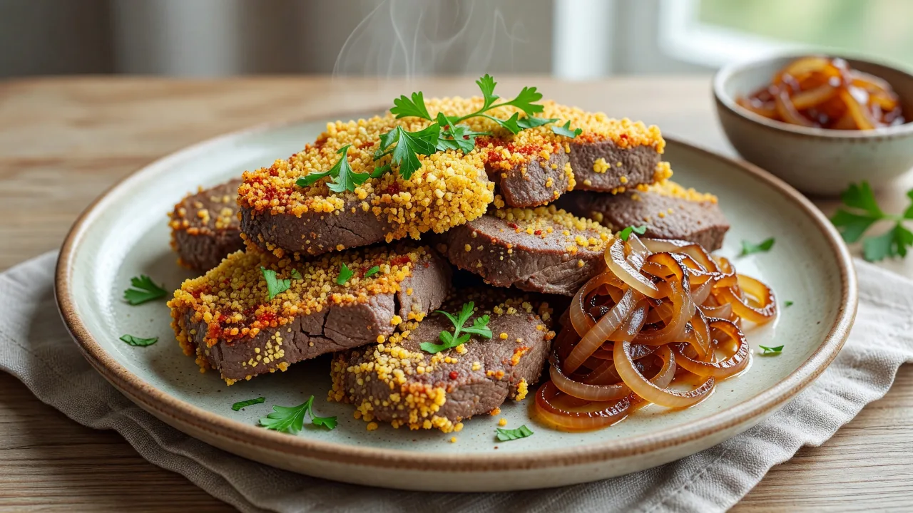 Classic Cornmeal Crusted Liver