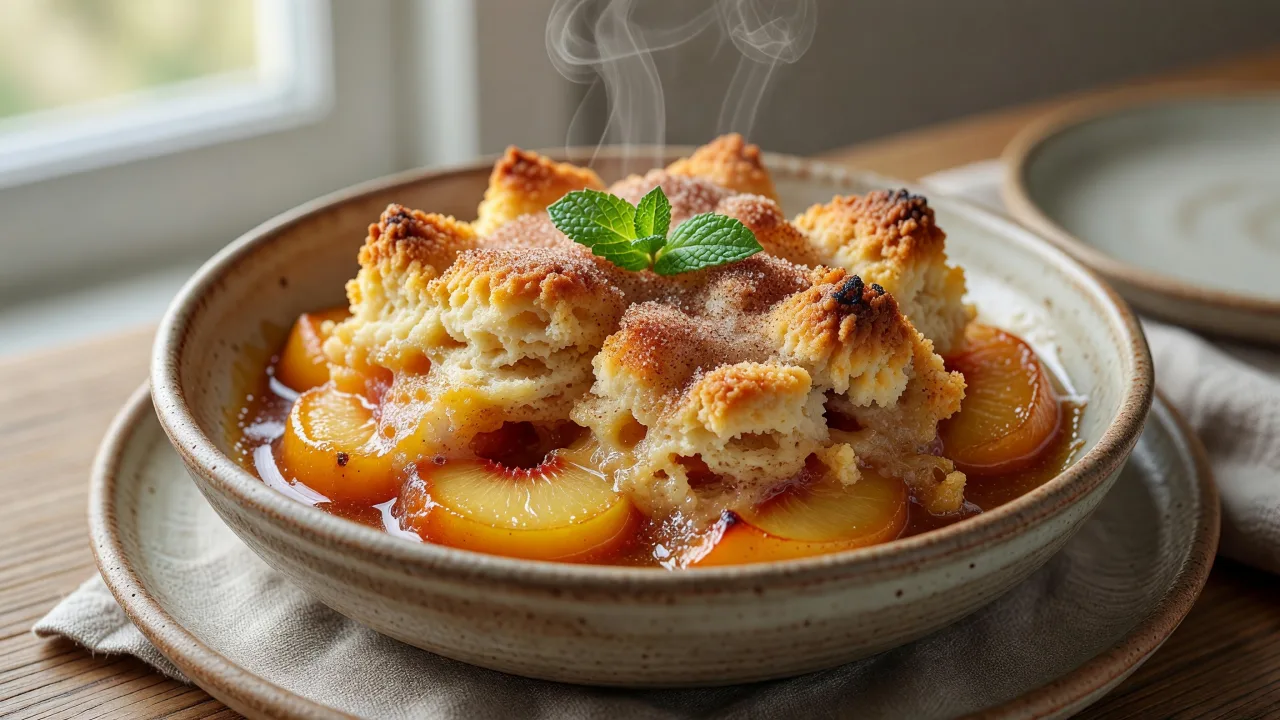 Cracker Barrel Style Peach Cobbler