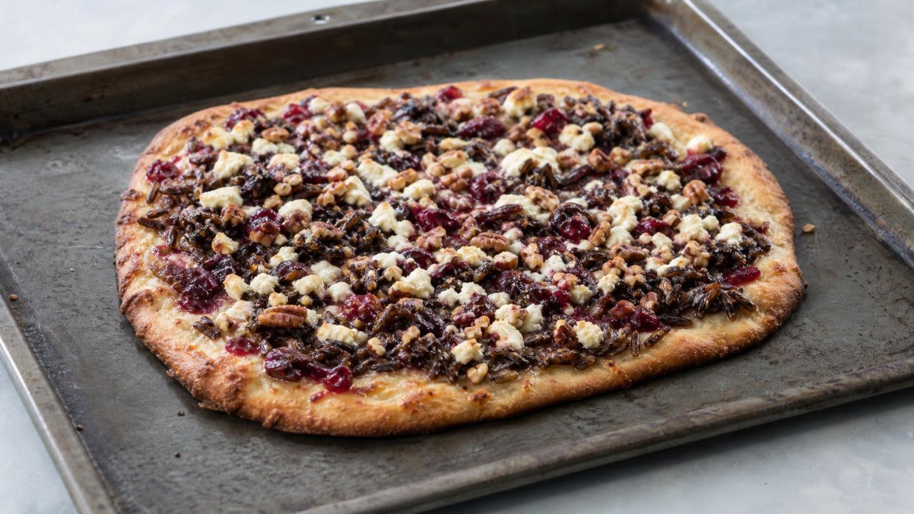 Cranberry Wild Rice Flatbread