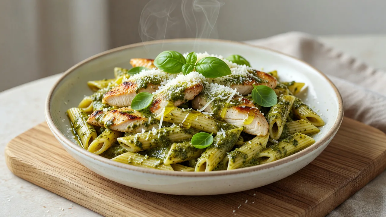 Creamy Pesto Chicken Pasta
